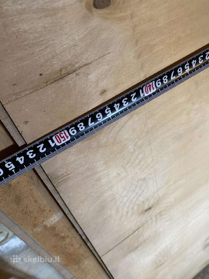 9 Vnt faneros lakštų 153x153cm 4mm storio - nuotraukos Nr. 2