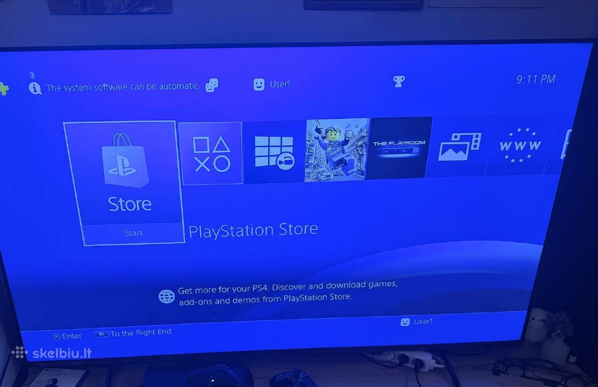 Playstation 4 žaidimų konsolė - nuotraukos Nr. 9