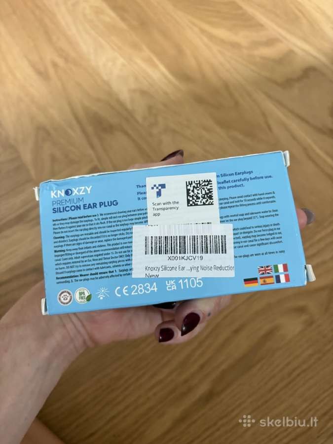 Knoxzy silikoniniai ausų kamštukai (5 poros) - nuotraukos Nr. 3
