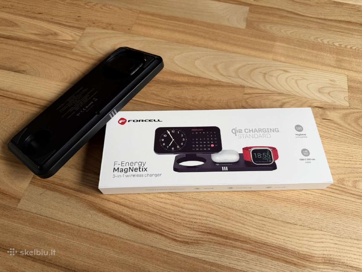 Forcell Magnetix 3-in-1 Qi2 belaidis įkroviklis - nuotraukos Nr. 4