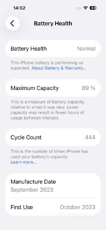 iPhone 15 Pro 128 GB Dual-sim (2 physical Sim) - nuotraukos Nr. 7