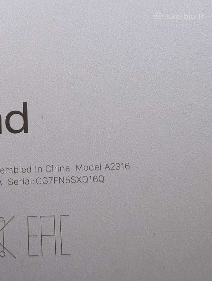 Apple iPad air 4th gen a2316 - nuotraukos Nr. 2