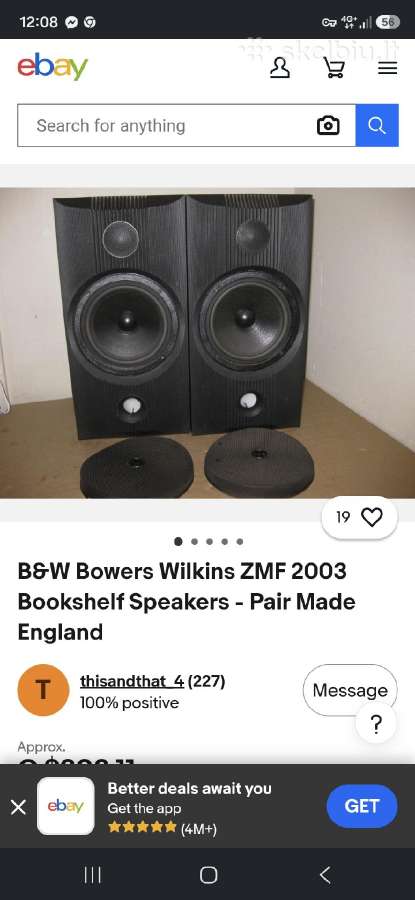 Bowers &wilkins lentyninės kolonėlės - nuotraukos Nr. 8