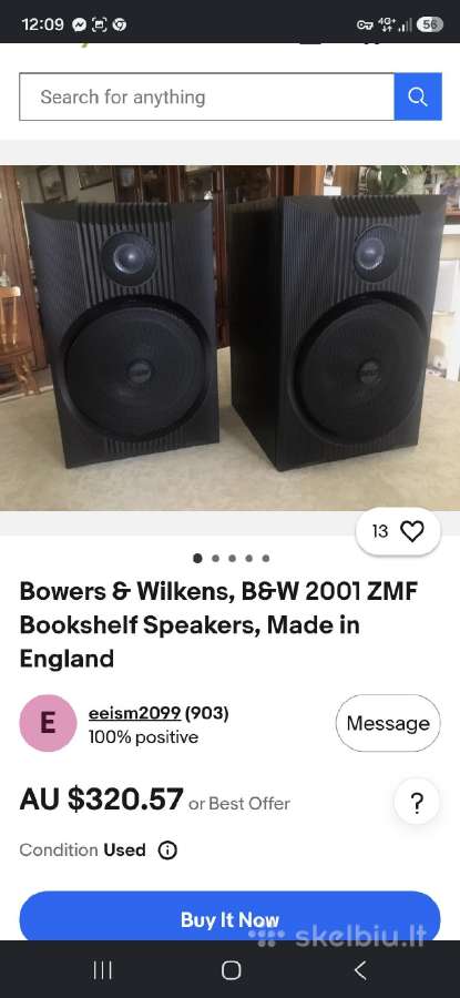 Bowers &wilkins lentyninės kolonėlės - nuotraukos Nr. 10