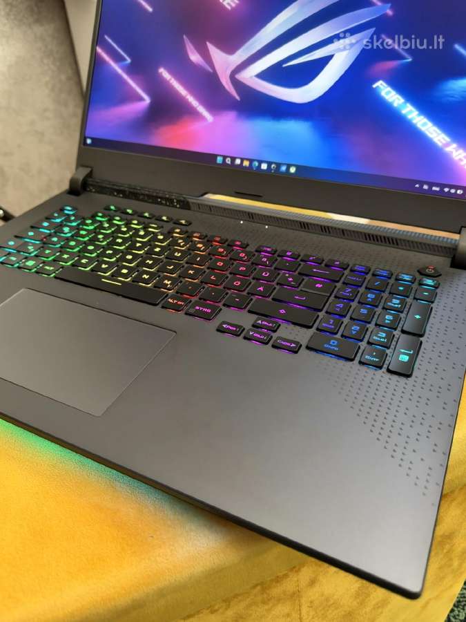Galingas Asus Rog Strix G17 žaidimų kompiuteris - nuotraukos Nr. 2