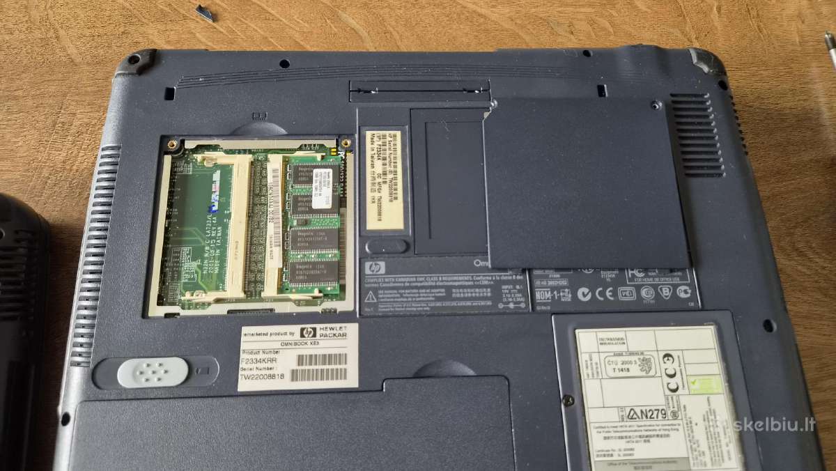 Hp omniboik Xe3 Pentium 3 - nuotraukos Nr. 14
