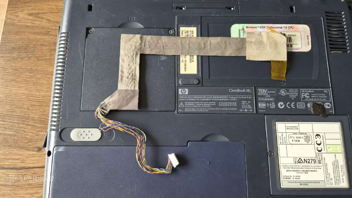 Hp omniboik Xe3 Pentium 3 - nuotraukos Nr. 16
