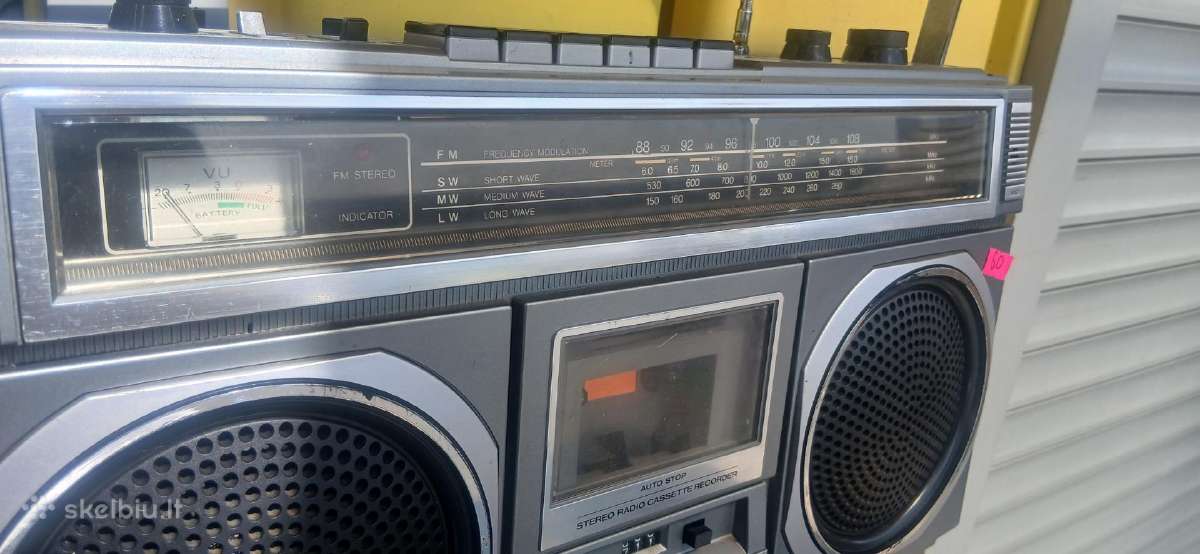 Sanyo radijos su kasete. - nuotraukos Nr. 4