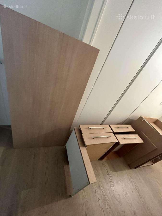 Rašomasis stalas 140x70 cm su 4 stalčiais - nuotraukos Nr. 4