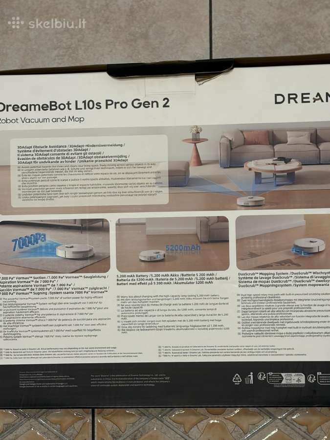 Robotas Siurblys Dreame L10s Pro Gen 2 - nuotraukos Nr. 5