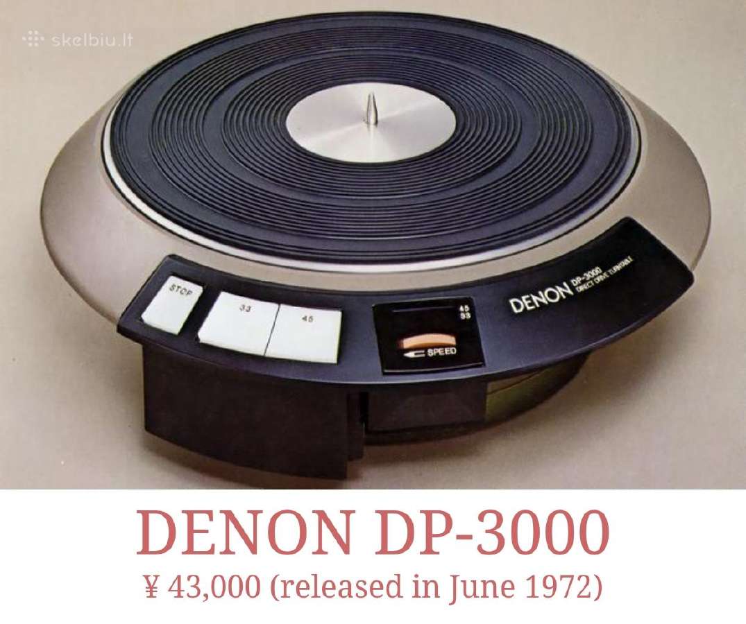 Denon Dp-70m , Dp-3000plokštelių grotuvai - nuotraukos Nr. 31