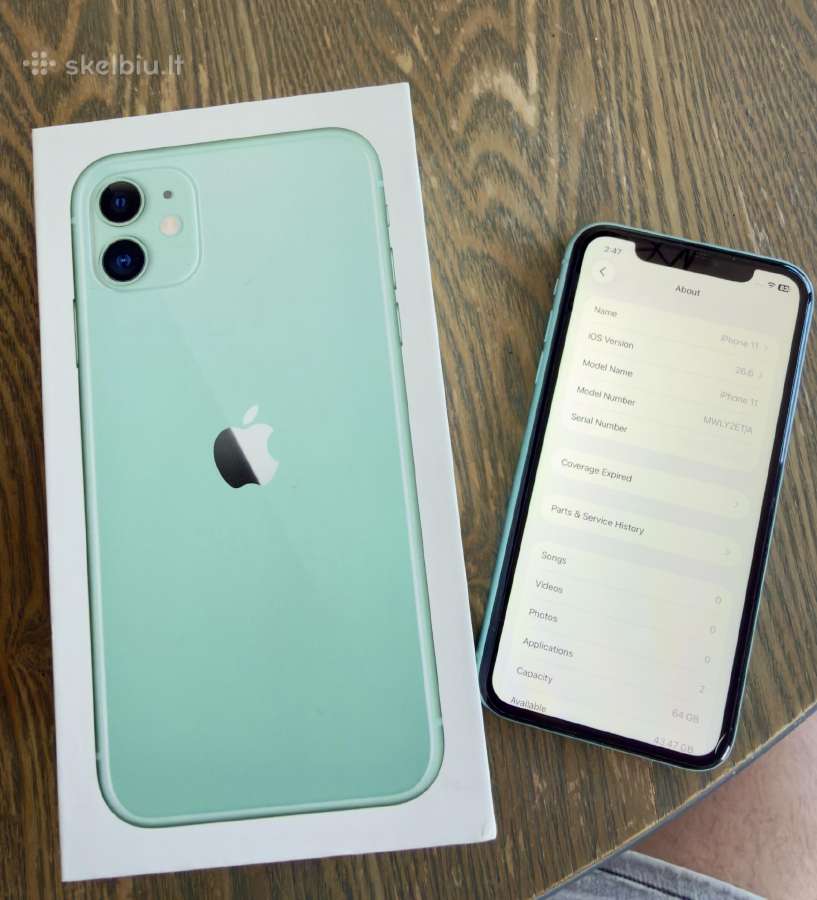 iPhone 11 Green 64gb - nuotraukos Nr. 2