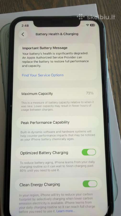 iPhone 11 Green 64gb - nuotraukos Nr. 3