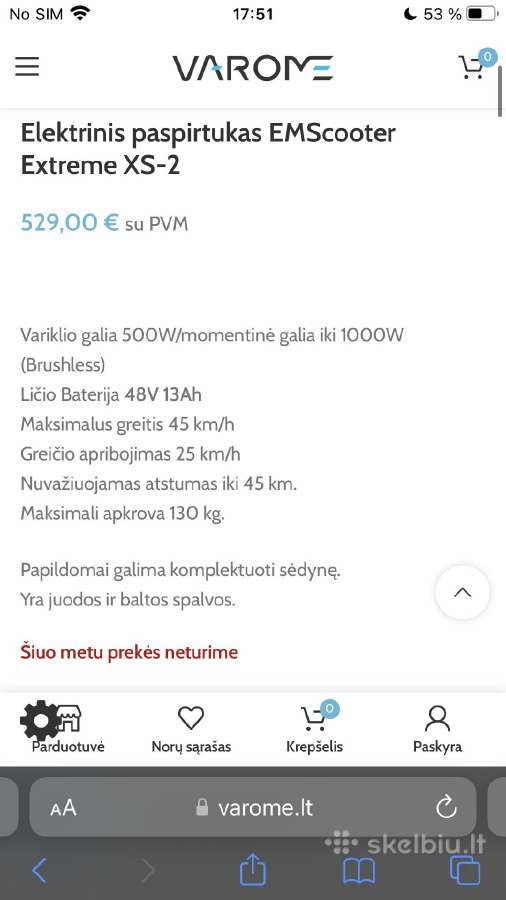 Emscooter Extreme XS-2 - nuotraukos Nr. 7