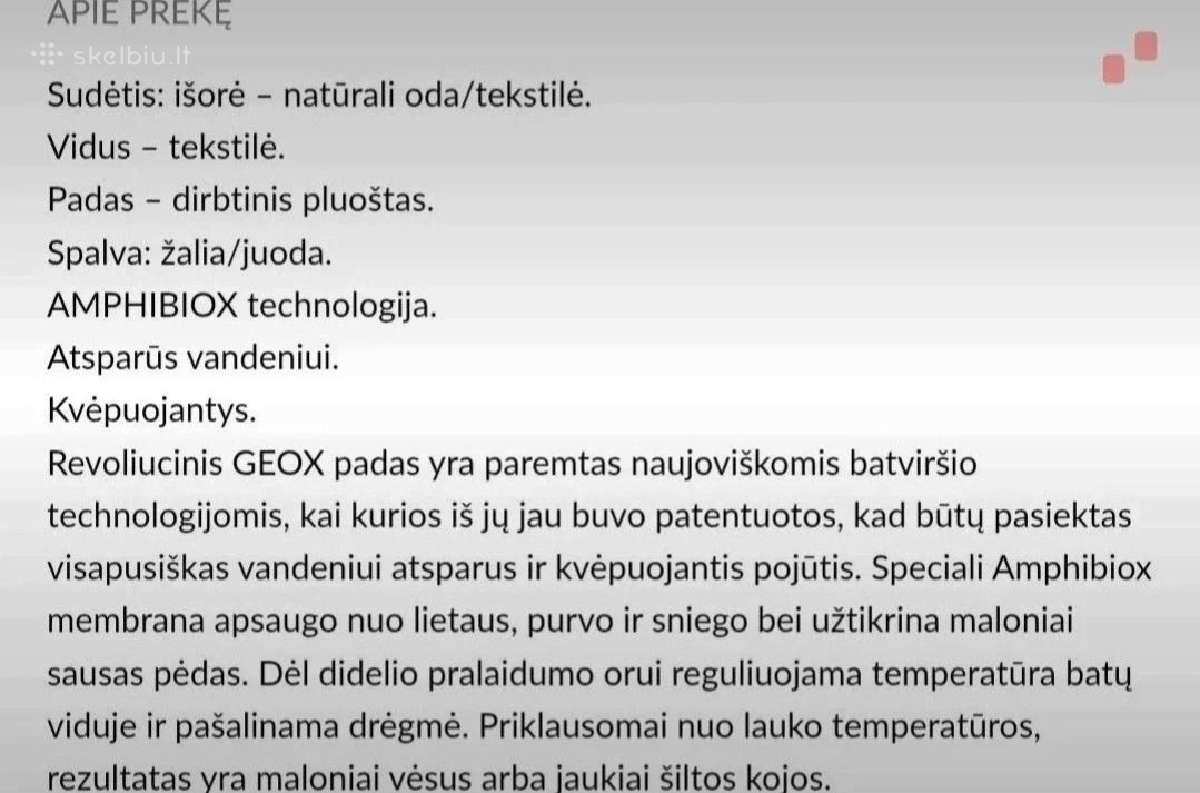 Geox auliniai - nuotraukos Nr. 8