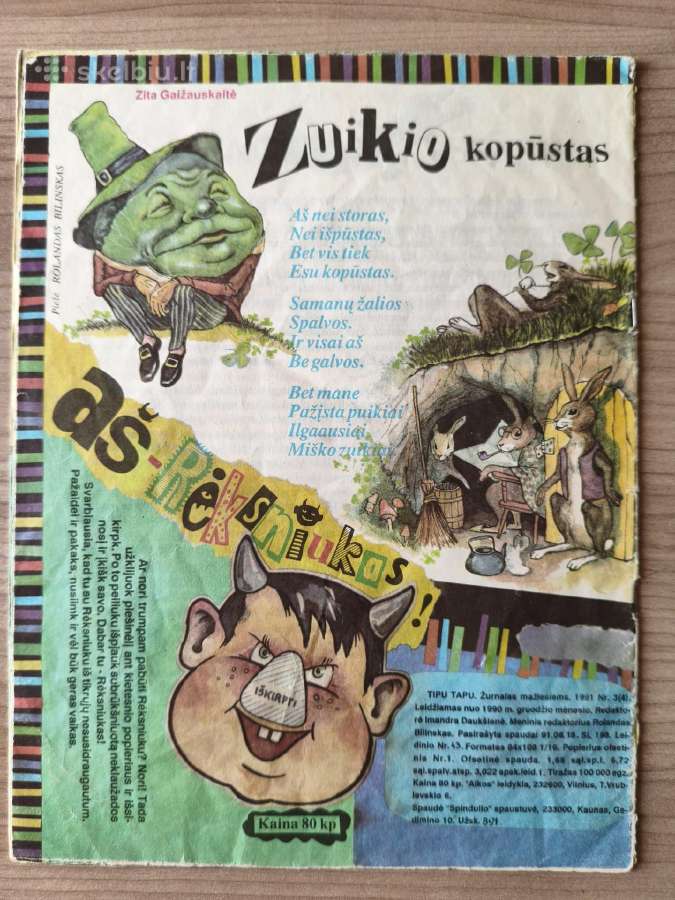 Žurnalas "Tipu Tapu", 3 numeriai - nuotraukos Nr. 2