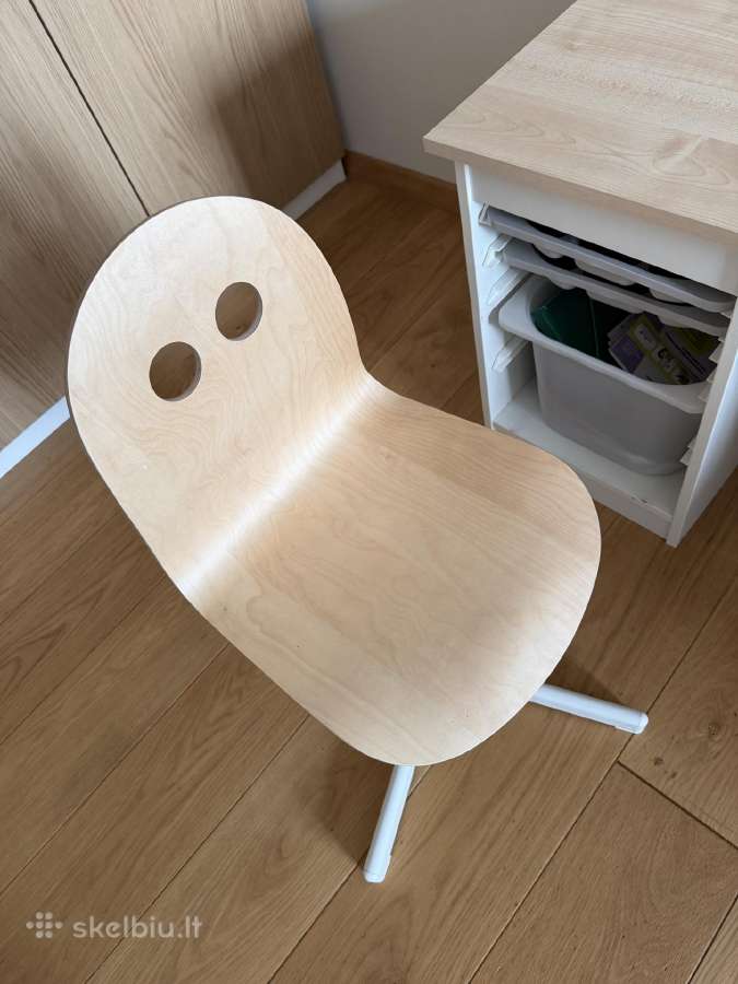 Ikea vaikų daiktų laikymo sistema, stalas, kėdė - nuotraukos Nr. 3
