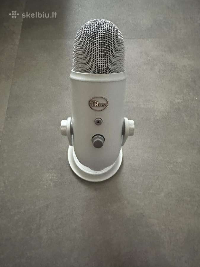 Mikrofonas Blue Yeti, baltas - nuotraukos Nr. 2
