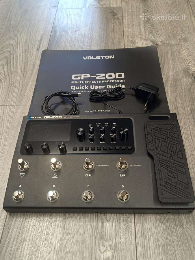 Valeton Gp-200 procesorius el. gitarai - nuotraukos Nr. 2