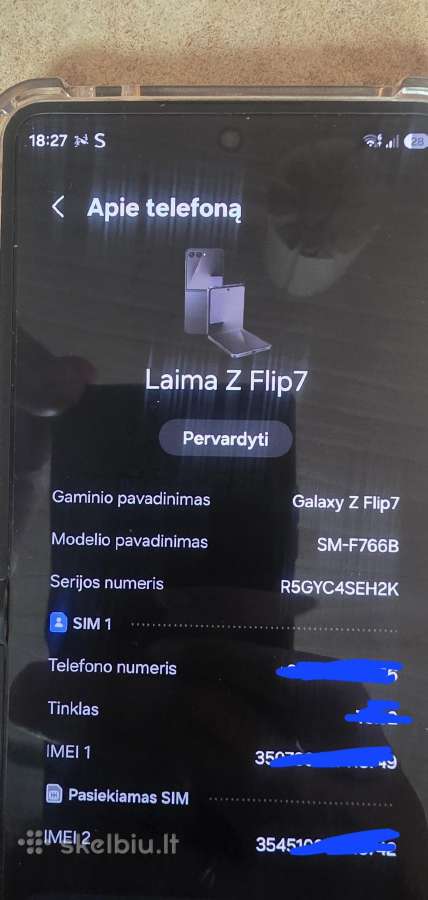Samsung Galaxy Z Flip 7 - nuotraukos Nr. 3