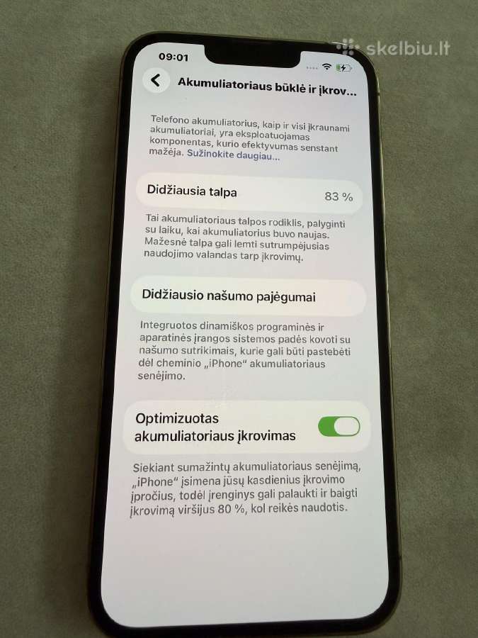 iPhone 13 Pro 128gb - nuotraukos Nr. 9