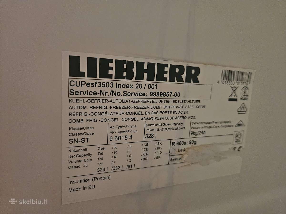 Liebherr šaldytuvas - nuotraukos Nr. 4