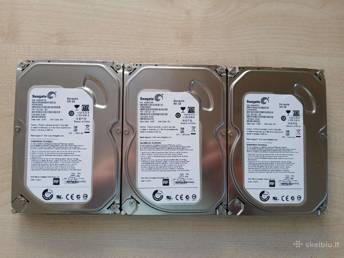 Parduodu Seagate Barracuda 500 GB diskus - nuotraukos Nr. 2