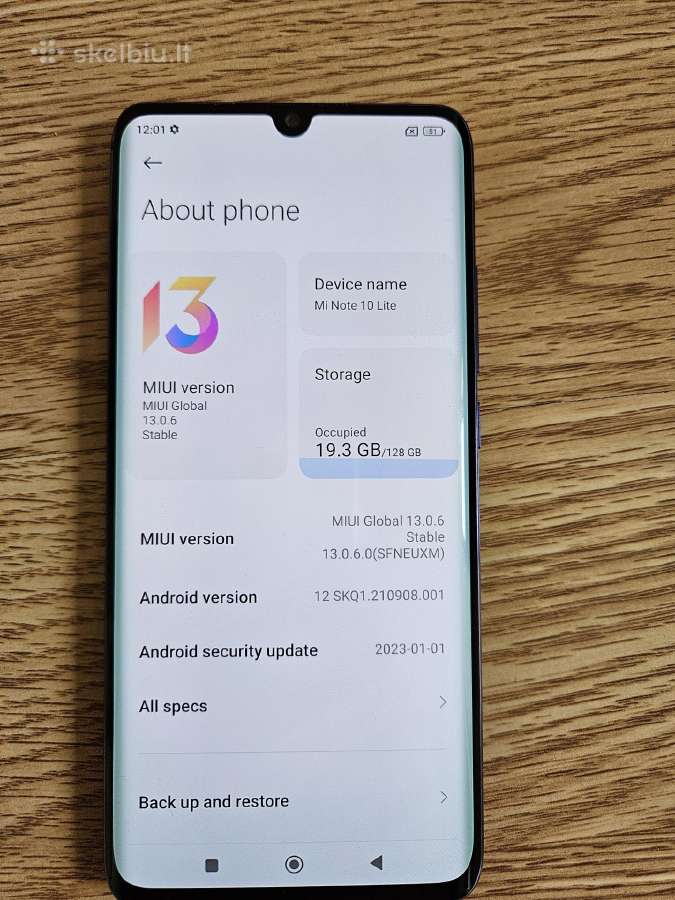 Xiaomi Mi Note 10 Lite - nuotraukos Nr. 2