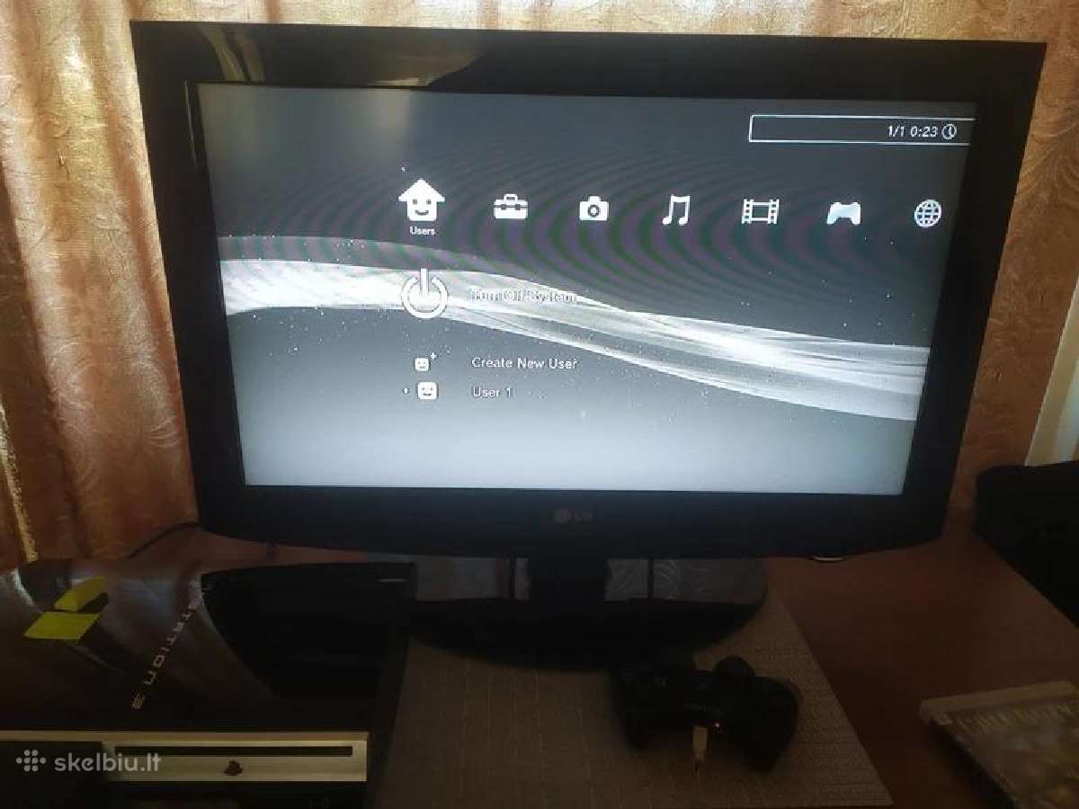 PS3 Fat žaidimų konsolės (Cechh03 ir Cechg04) - nuotraukos Nr. 6