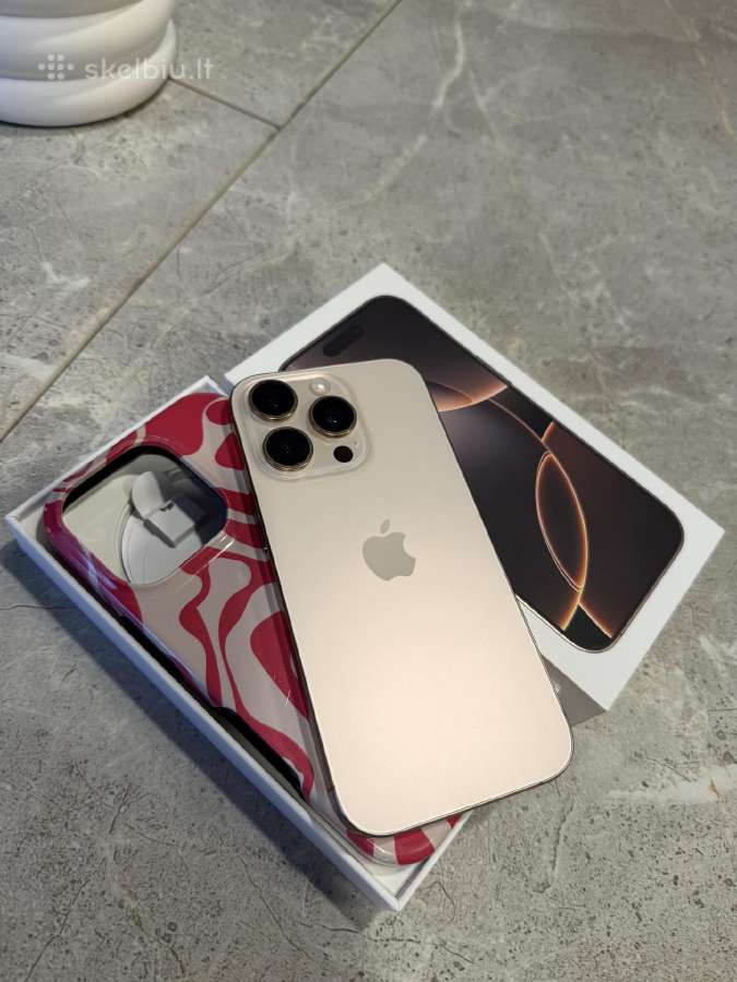 iPhone 16pro, Desert Titanium 128gb - nuotraukos Nr. 2