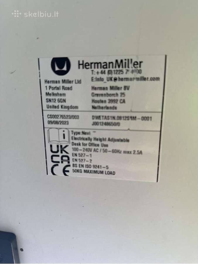 Herman Miller rašomas stalas - nuotraukos Nr. 4