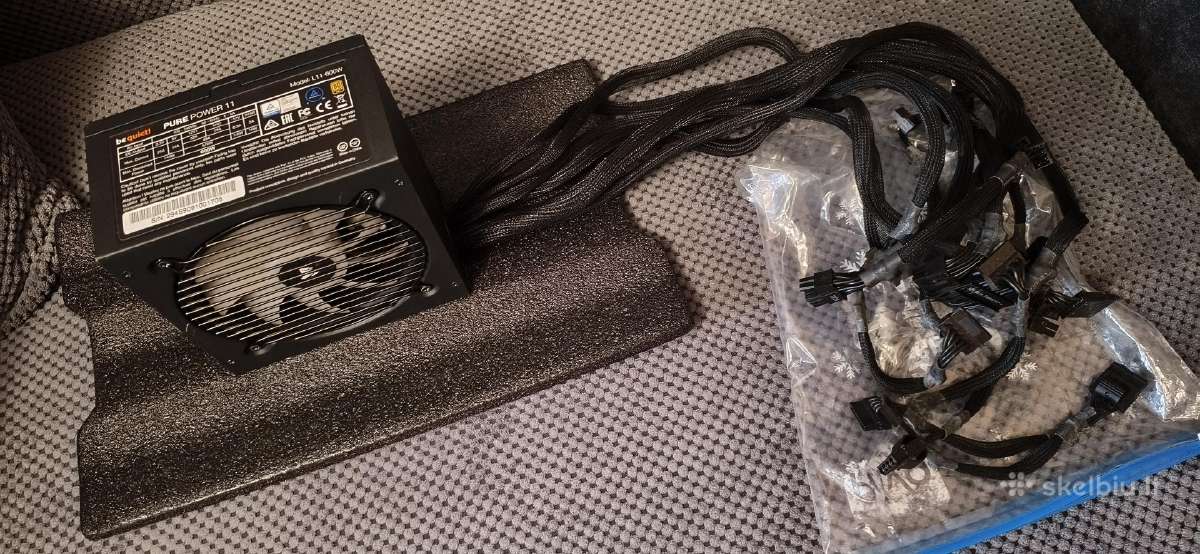 Maitinimo blokas Bequiet 600w Pure Power 11 Gold - nuotraukos Nr. 3