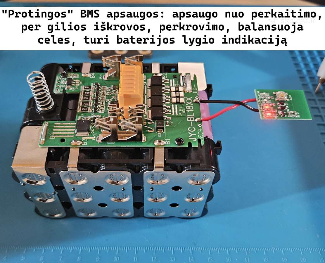 Makita 18v 9ah baterijos - nuotraukos Nr. 5