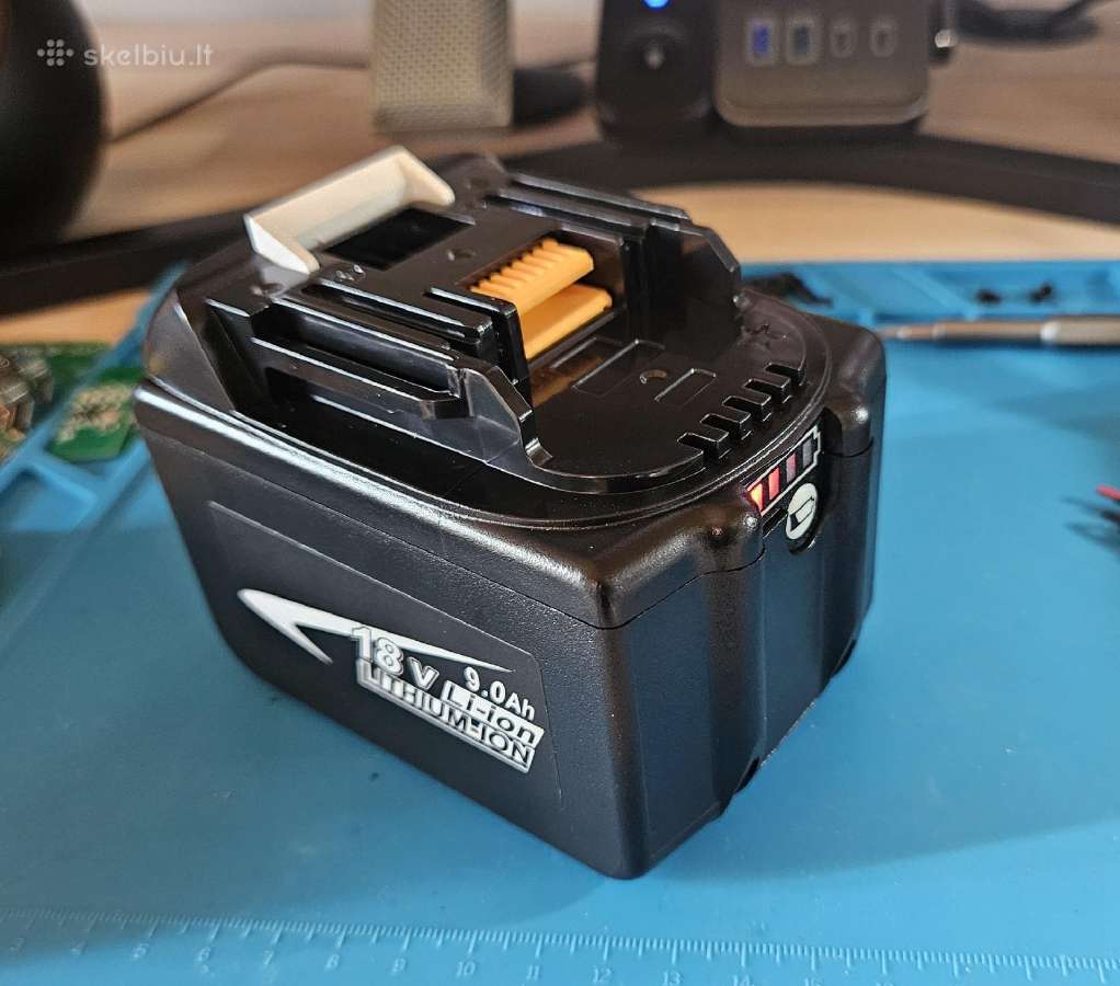 Makita 18v 9ah baterijos - nuotraukos Nr. 2