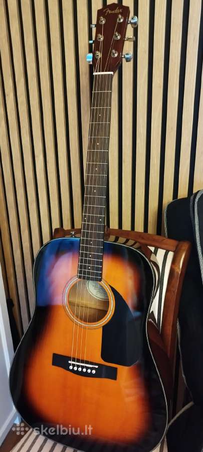 Beveik nauja Fender CD-60 SB-DS-v2 akustinė gitara - nuotraukos Nr. 2