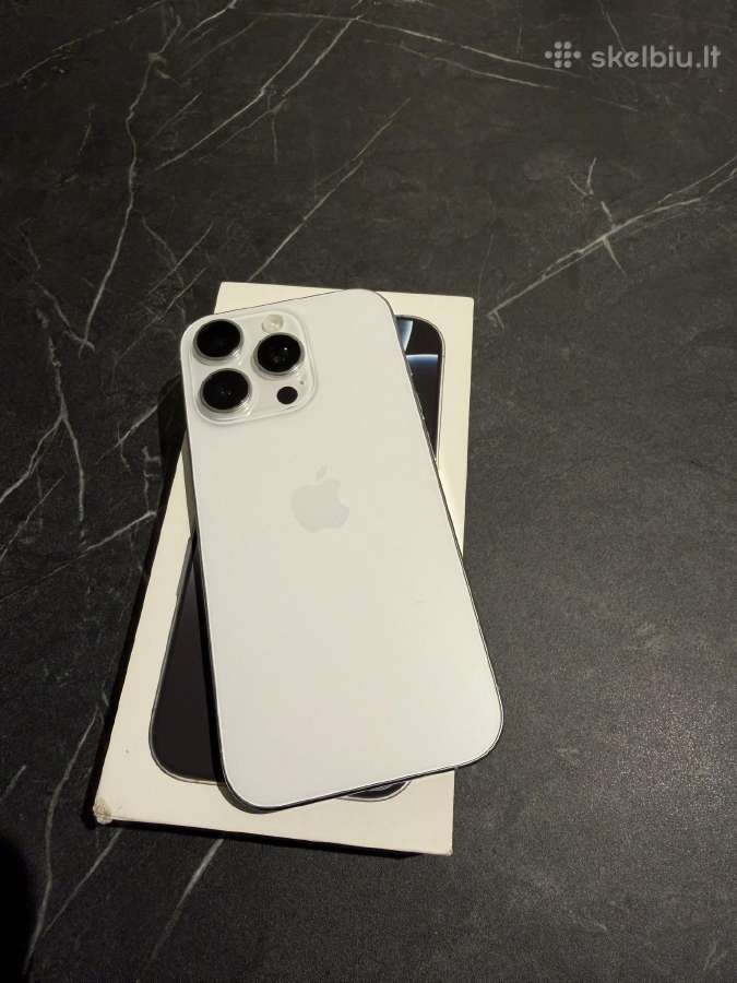 Parduodu iPhone 16pro, baltas - nuotraukos Nr. 2