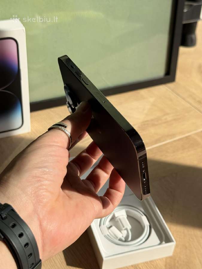 iPhone 14 Pro 128gb 85% deep purple - nuotraukos Nr. 3