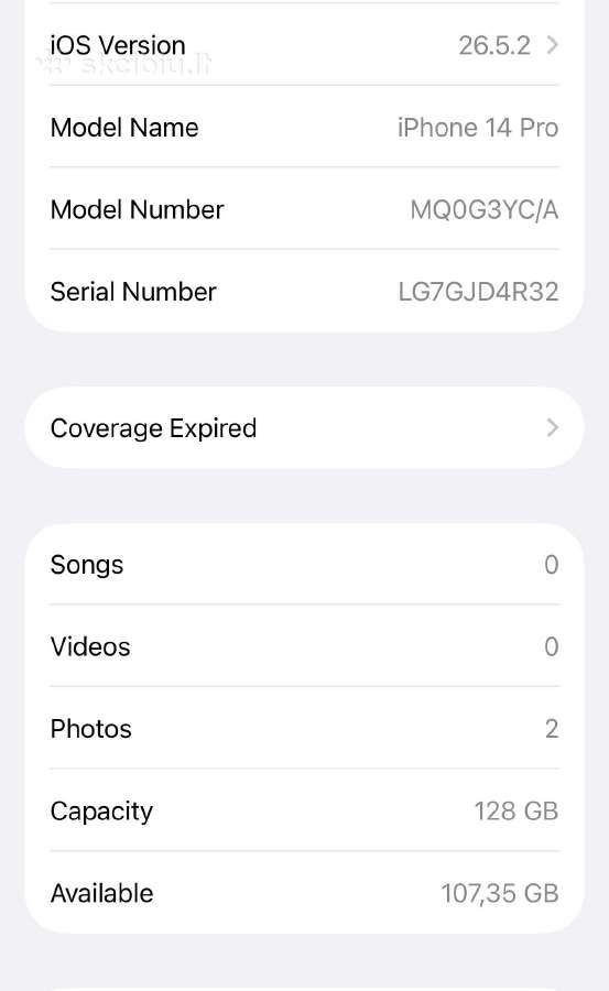 iPhone 14 Pro 128gb 85% deep purple - nuotraukos Nr. 7