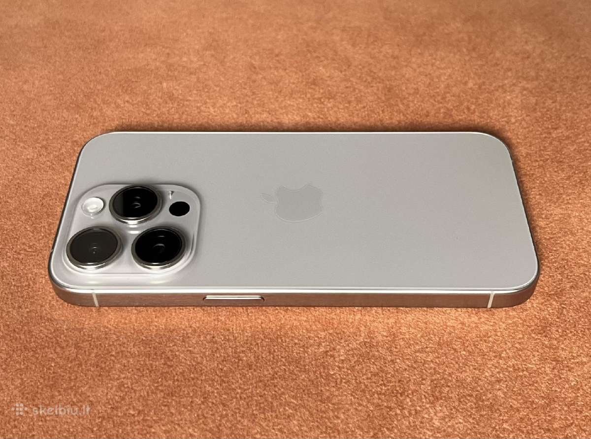 iPhone 15 Pro 256gb su dokumentais/garantija - nuotraukos Nr. 4