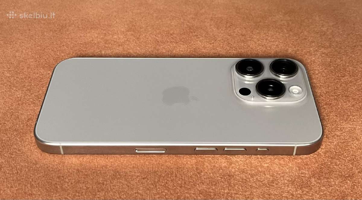 iPhone 15 Pro 256gb su dokumentais/garantija - nuotraukos Nr. 5