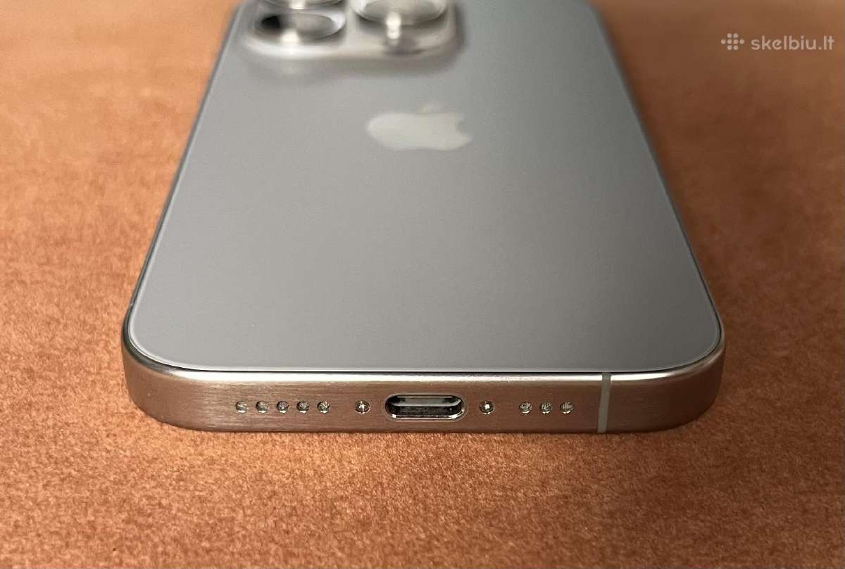 iPhone 15 Pro 256gb su dokumentais/garantija - nuotraukos Nr. 14