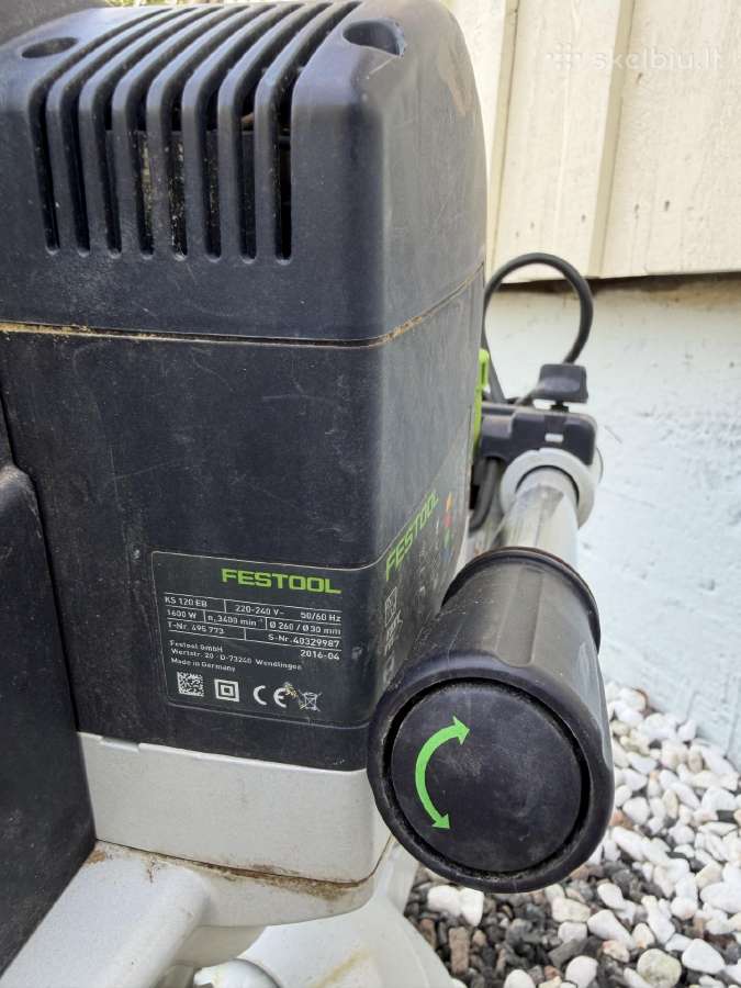 Festool Kapex Ks 120 Eb Skersinio pjovimo staklės - nuotraukos Nr. 3