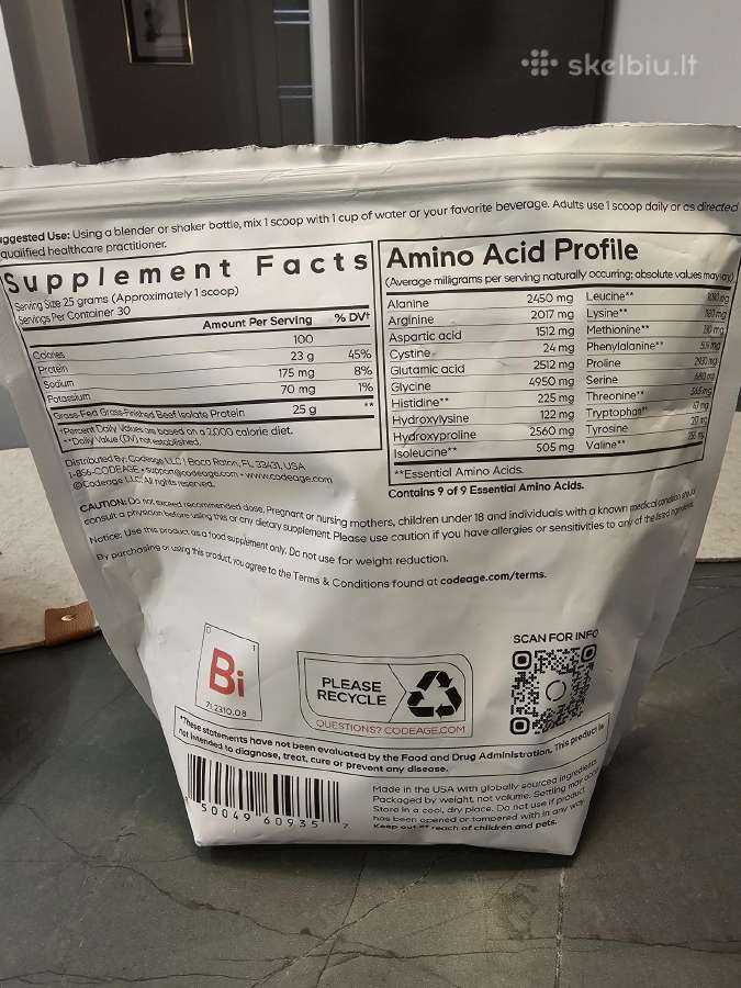 Beyond Vitamins - Beef Isolate Protein Sport - nuotraukos Nr. 2