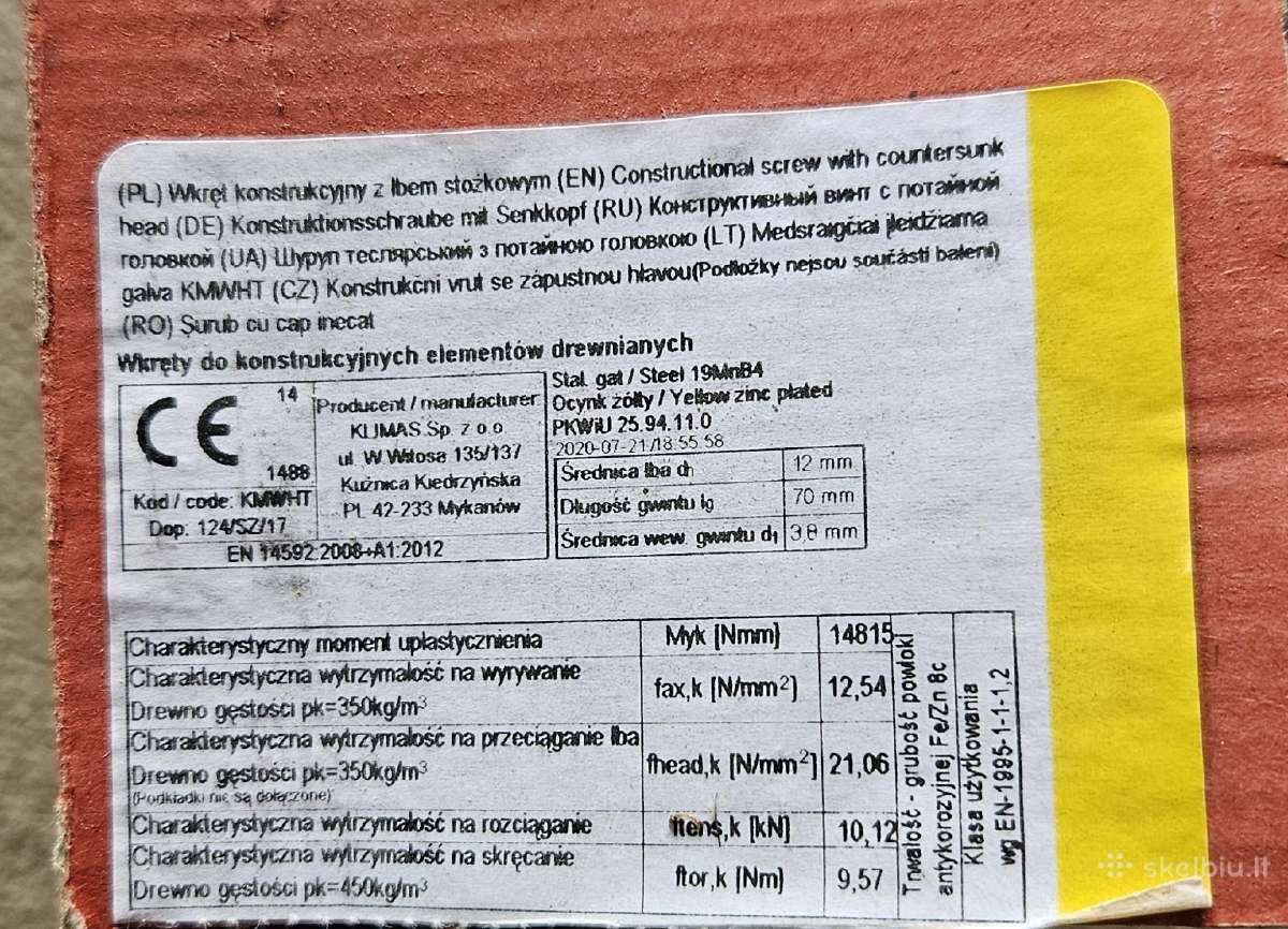 Tvirtinimo elementai - nuotraukos Nr. 3