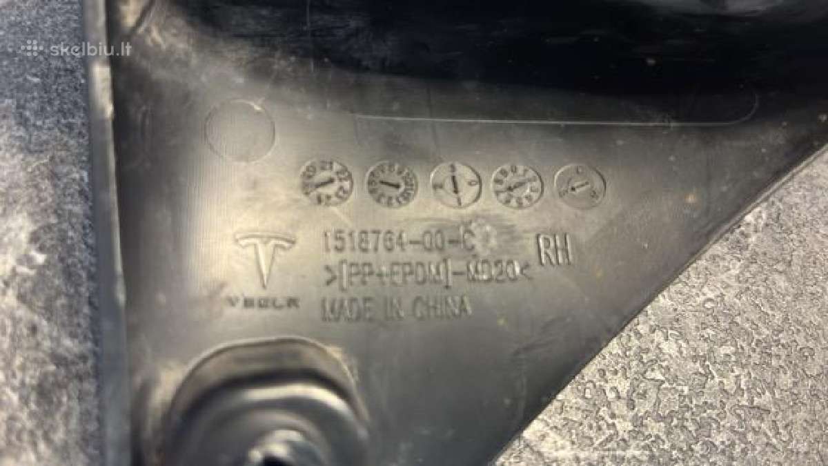 Tesla Oem front mud flaps - purvasaugiai priekiui - nuotraukos Nr. 4
