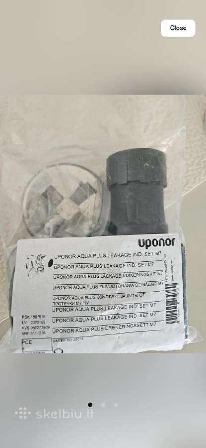 Uponor spintelės įvorė skirta nuotėkio indikacijai - nuotraukos Nr. 2