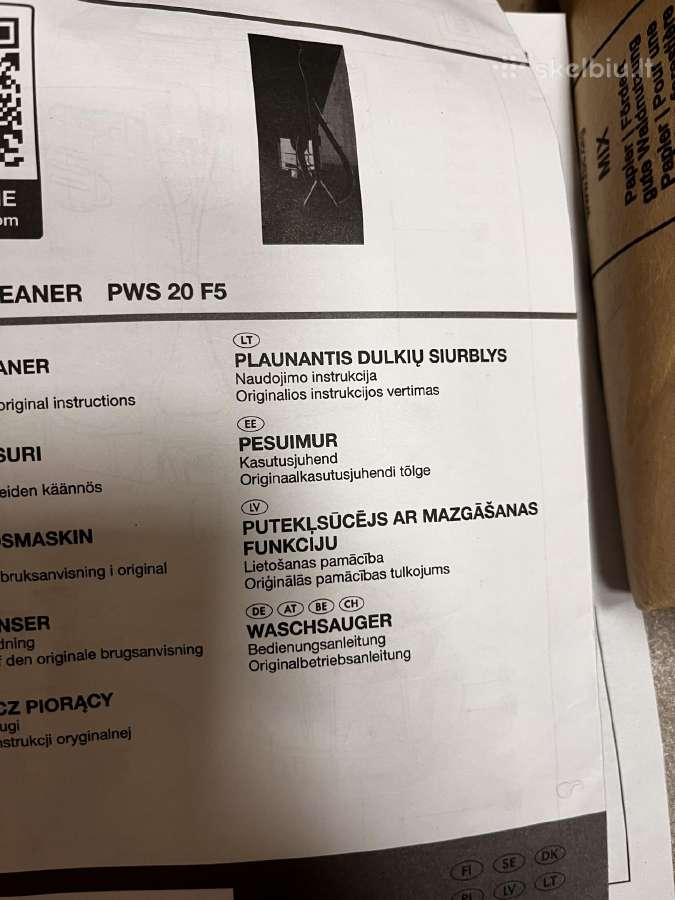 Plaunamas siurblis - nuotraukos Nr. 4