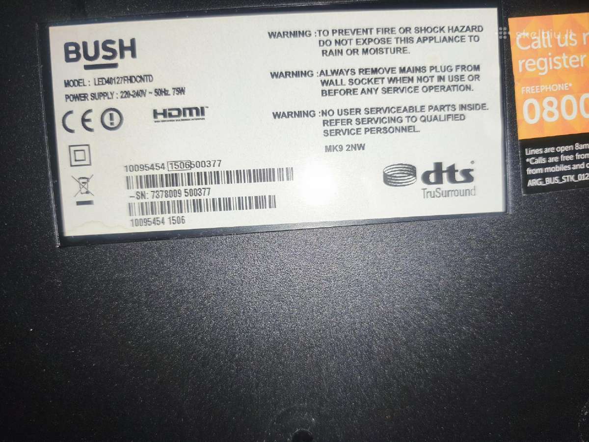 Bush LED Smart televizorius Led40127fhdcntd 40 col - nuotraukos Nr. 4