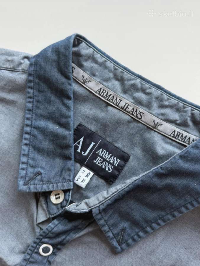 Originalūs Armani Jeans marškiniai - nuotraukos Nr. 2