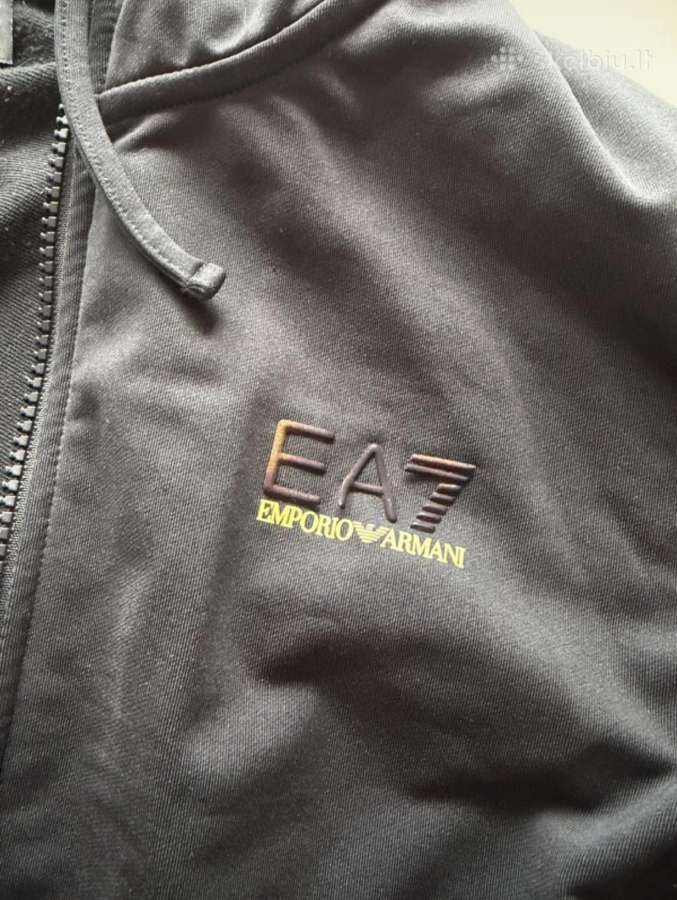Emporio Armani sportinis megztinis su gobtuvu - nuotraukos Nr. 2